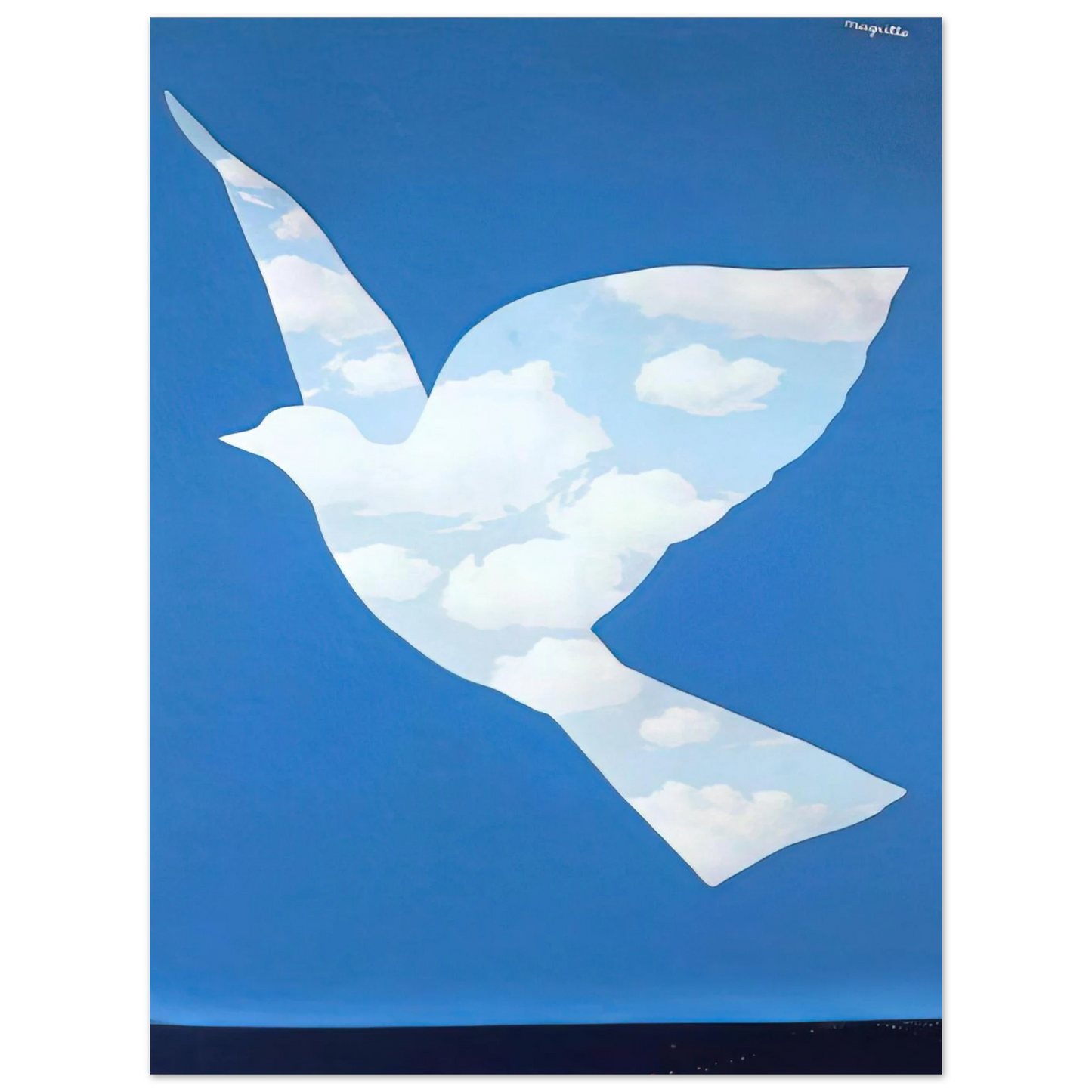 Rene Magritte - THE PROMISE 1966  75x100 cm / 30x40inches Fine Art Poster