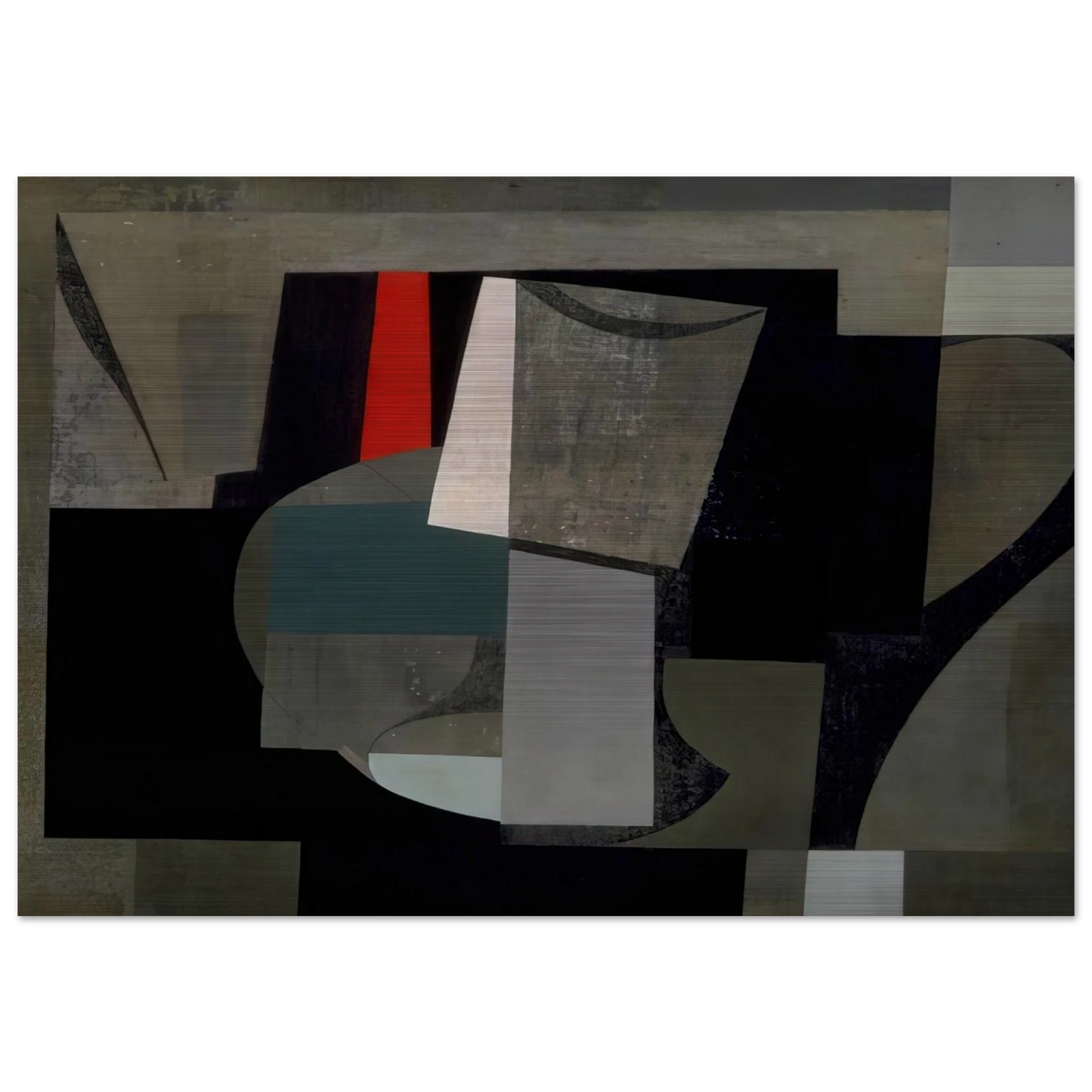 1934-6 painting - still life - 1936 - Ben Nicholson Brushed Aluminum Print - 70x100 cm / 28x40 inches | Ben Nicholson Aluminum Print | Ben Nicholson Prints
