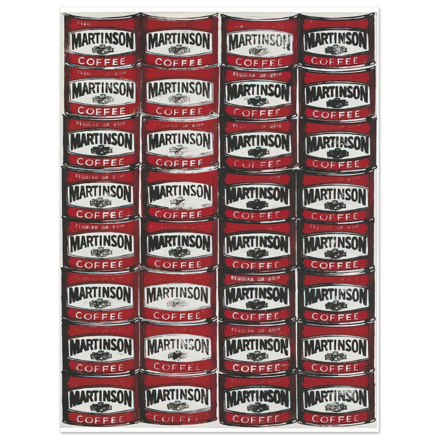Andy Warhol - Martinson Coffee Fine Art Poster