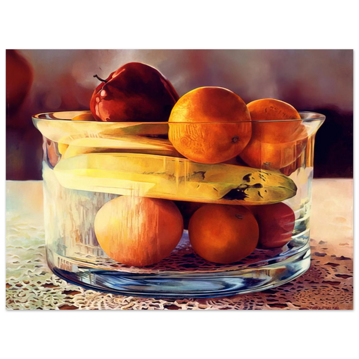 Mary Pratt - BowlÃ¢â‚¬â„¢d Banana - 1981  75x100 cm / 30x40inches Fine Art Poster