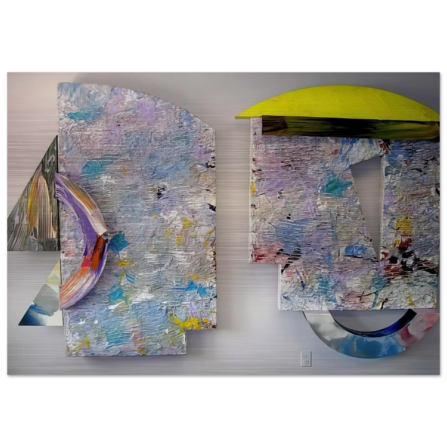 Ibis - Sam Gilliam Brushed Aluminum Print - 70x100 cm / 28x40 inches | Sam Gilliam Aluminum Print | Sam Gilliam Prints