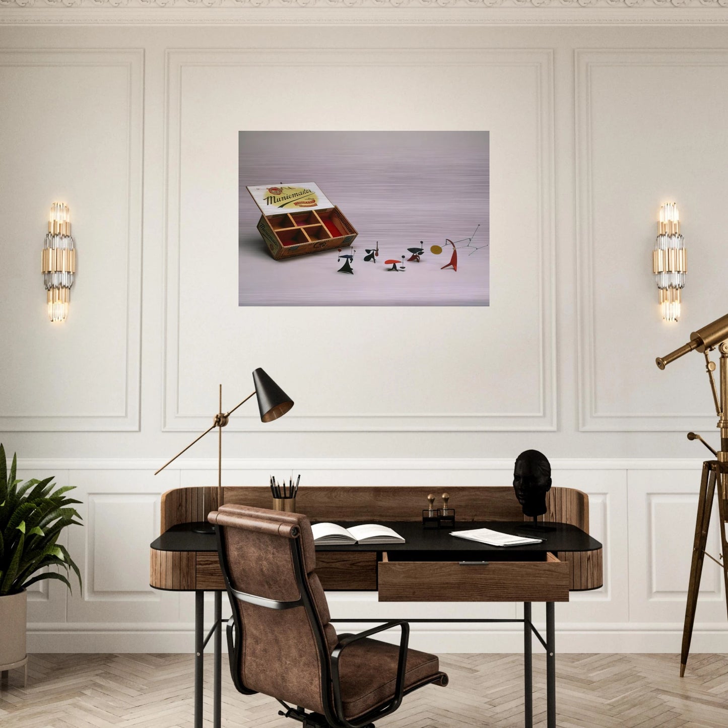 LOUISAS 43RD BIRTHDAY PRESENT 1948 - Alexander Calder Brushed Aluminum Print - 70x100 cm / 28x40 inches | Alexander Calder Aluminum Print | Alexander Calder Prints