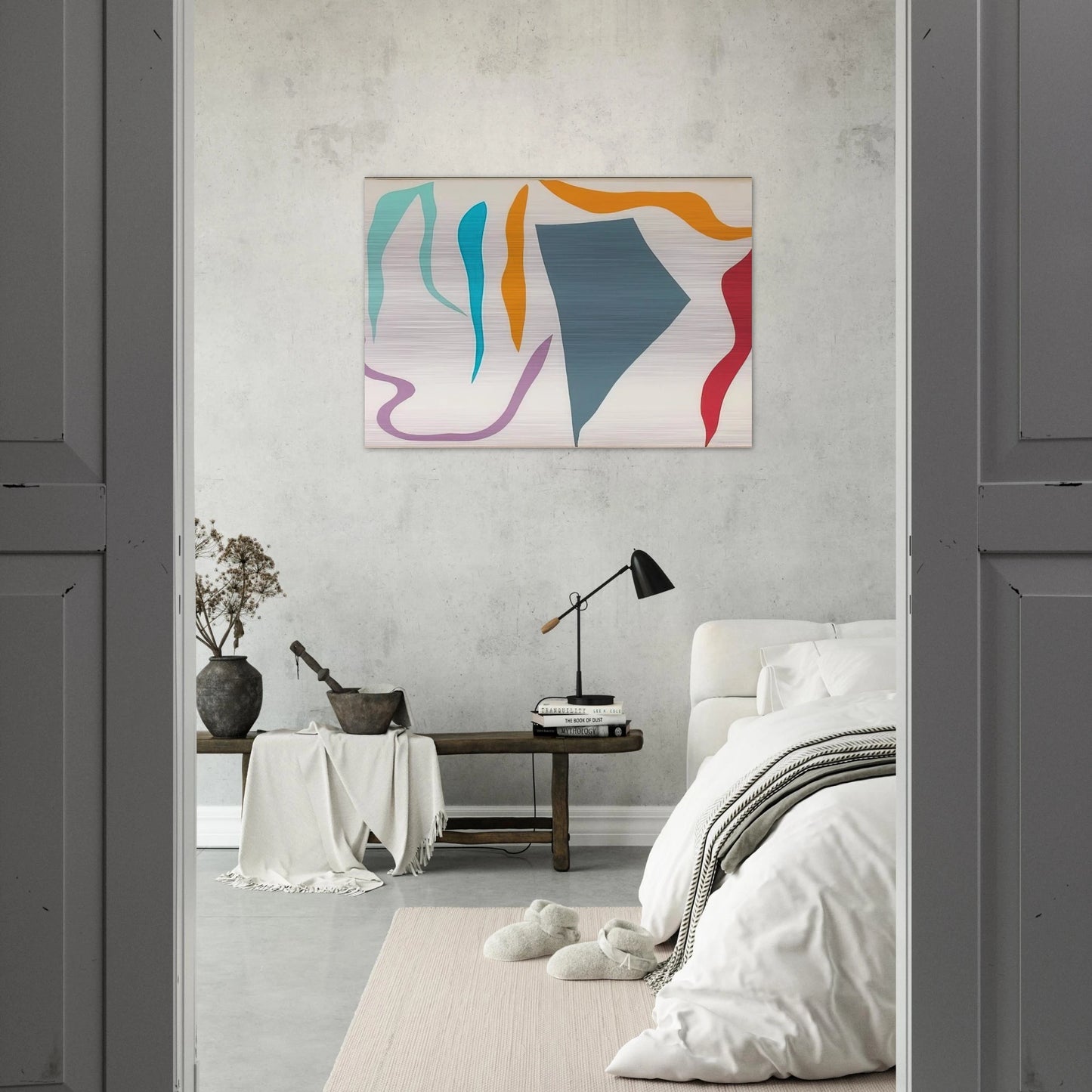 Untitled - 1980 - Ray Parker Brushed Aluminum Print - 70x100 cm / 28x40 inches | Ray Parker Aluminum Print | Ray Parker Prints