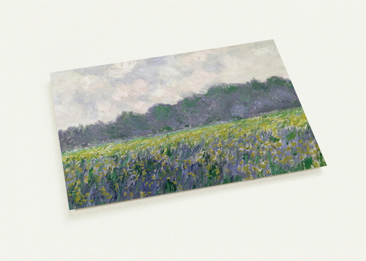 Field of Yellow Irises at Giverny By claude monet Pack of 10 Post Cards | claude monet Post Cards | A6 (10.5 x 14.8 cm) - 4.1 x 5.8 inches