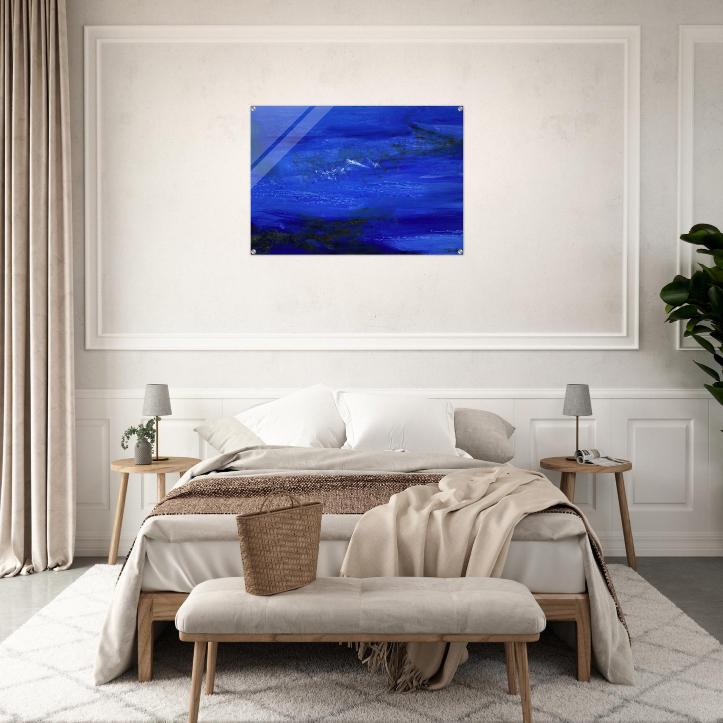 25 10 2002 2002 - Zao Wou-Ki Acrylic Print - 70x100 cm / 28x40″ inches