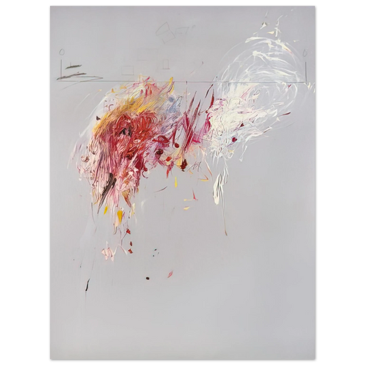 Cy Twombly - Nine Discourses on Commodus, Part V  75x100 cm / 30x40inches Fine Art Poster