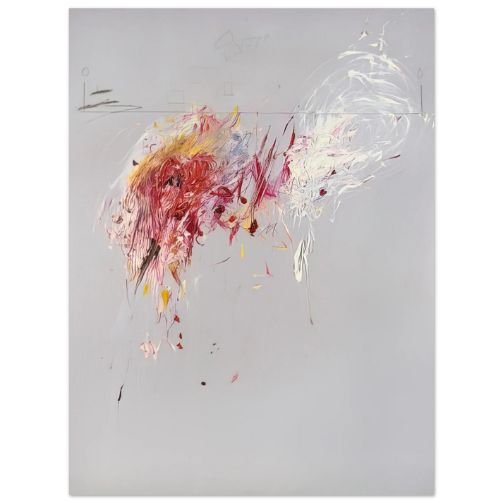 Cy Twombly - Nine Discourses on Commodus, Part V  75x100 cm / 30x40inches Fine Art Poster