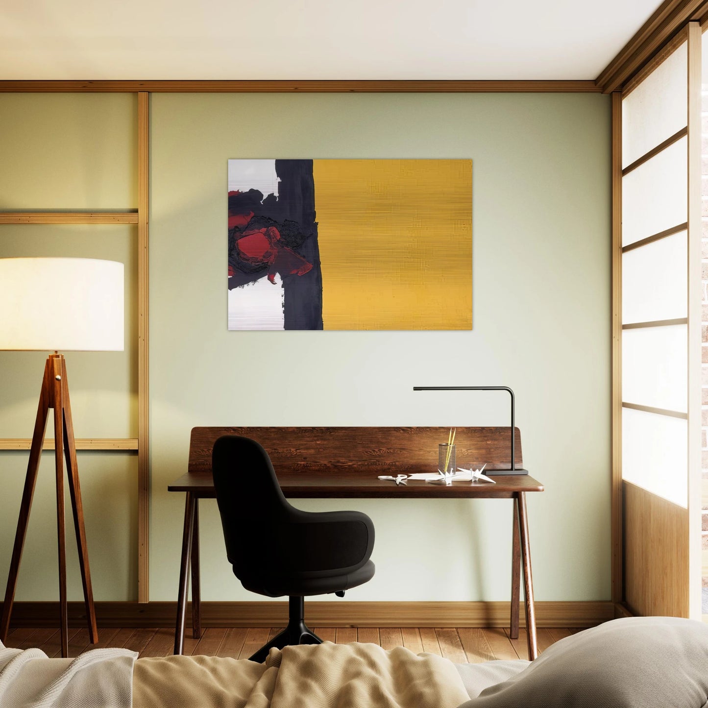 471 - Luis Feito Brushed Aluminum Print - 70x100 cm / 28x40 inches | Luis Feito Aluminum Print | Luis Feito Prints