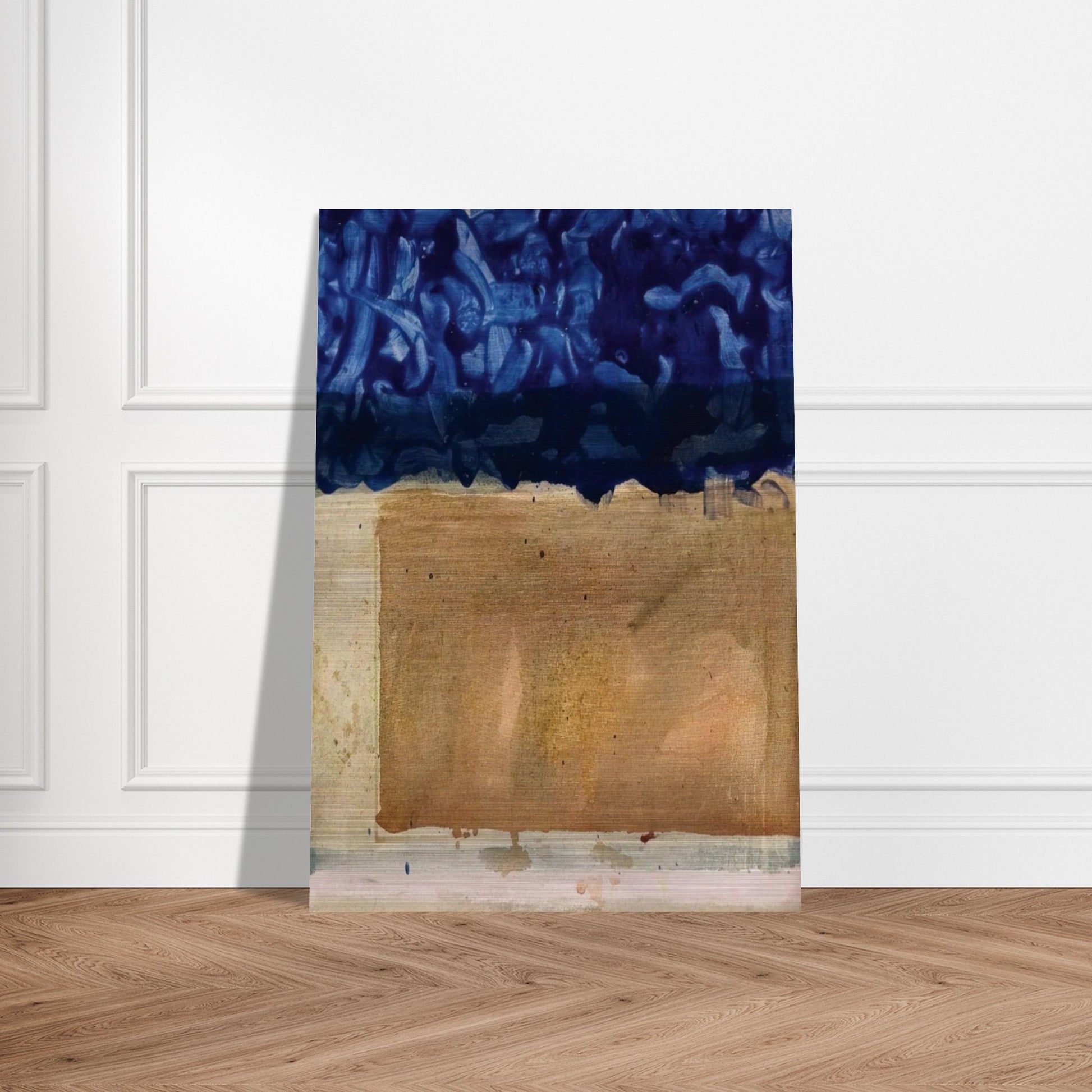 Shoreline - 1952 - Helen Frankenthaler Brushed Aluminum Print - 70x100 cm / 28x40 inches | Helen Frankenthaler Aluminum Print | Helen Frankenthaler Prints