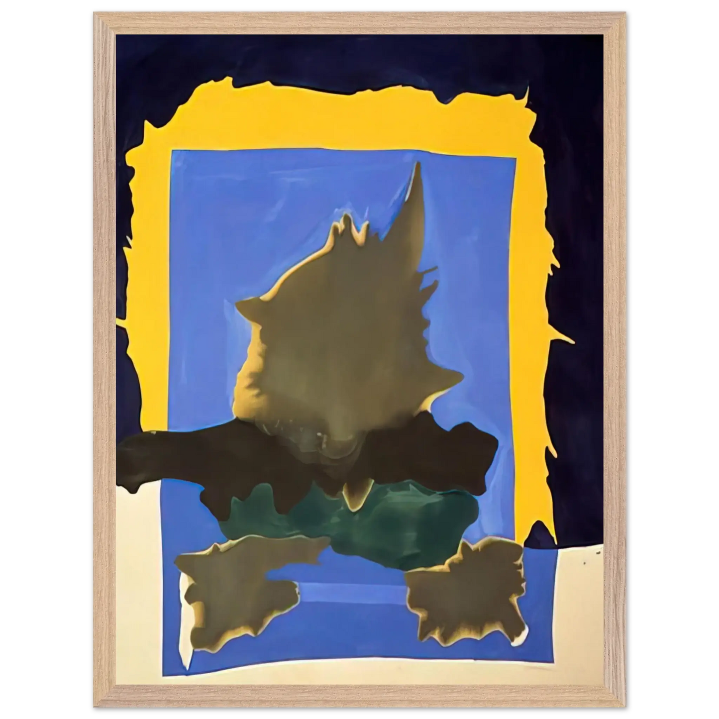 Helen Frankenthaler - Interior Landscape - 1964 Wall art - 30x45 cm / 12x18 Inches - Fine Art Poster - -