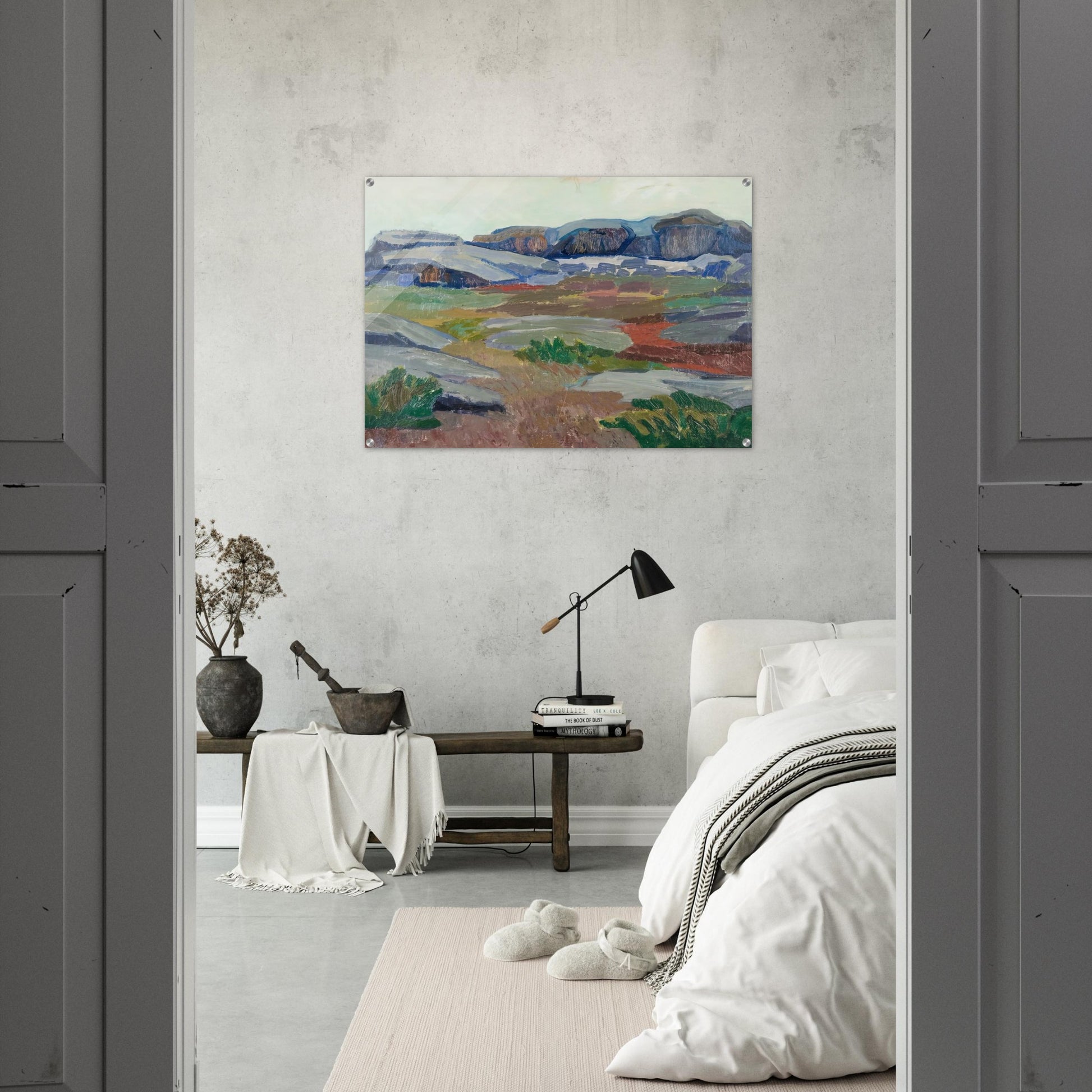 View from Pellinge - Expressionism - Tove Jansson Acrylic Print - 70x100 cm / 28x40″ inches | Tove Jansson Wall Art | Tove Jansson Prints
