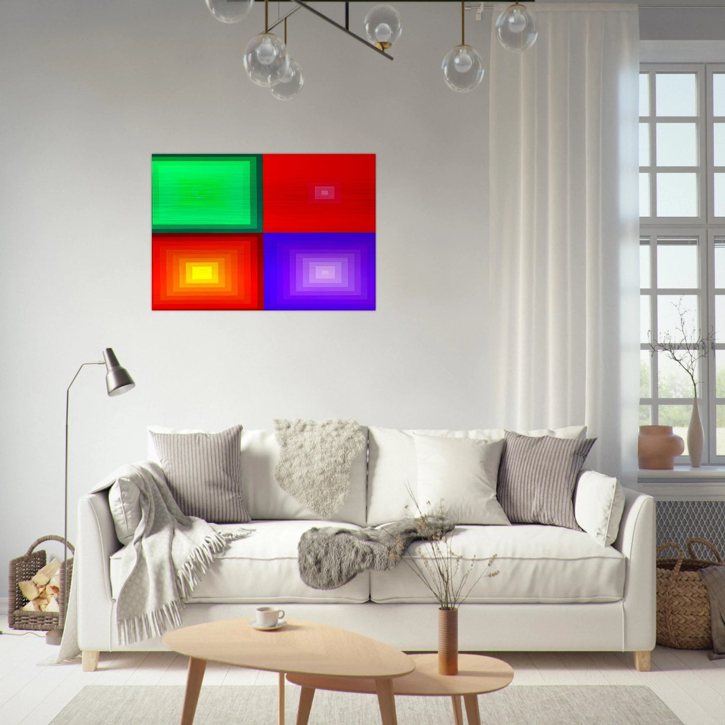 DVA-DVA - 1986 - Victor Vasarely Brushed Aluminum Print - 70x100 cm / 28x40 inches | Victor Vasarely Aluminum Print | Victor Vasarely Prints