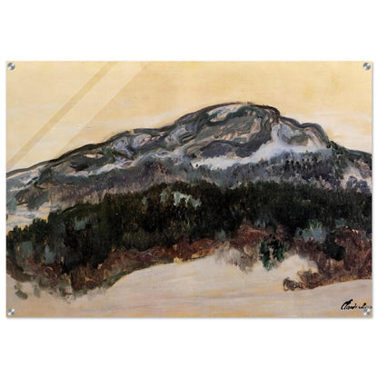 Mount Kolsaas, Norway - claude monet Acrylic Print - 70x100 cm / 28x40″ inches | claude monet Wall Art | claude monet Prints