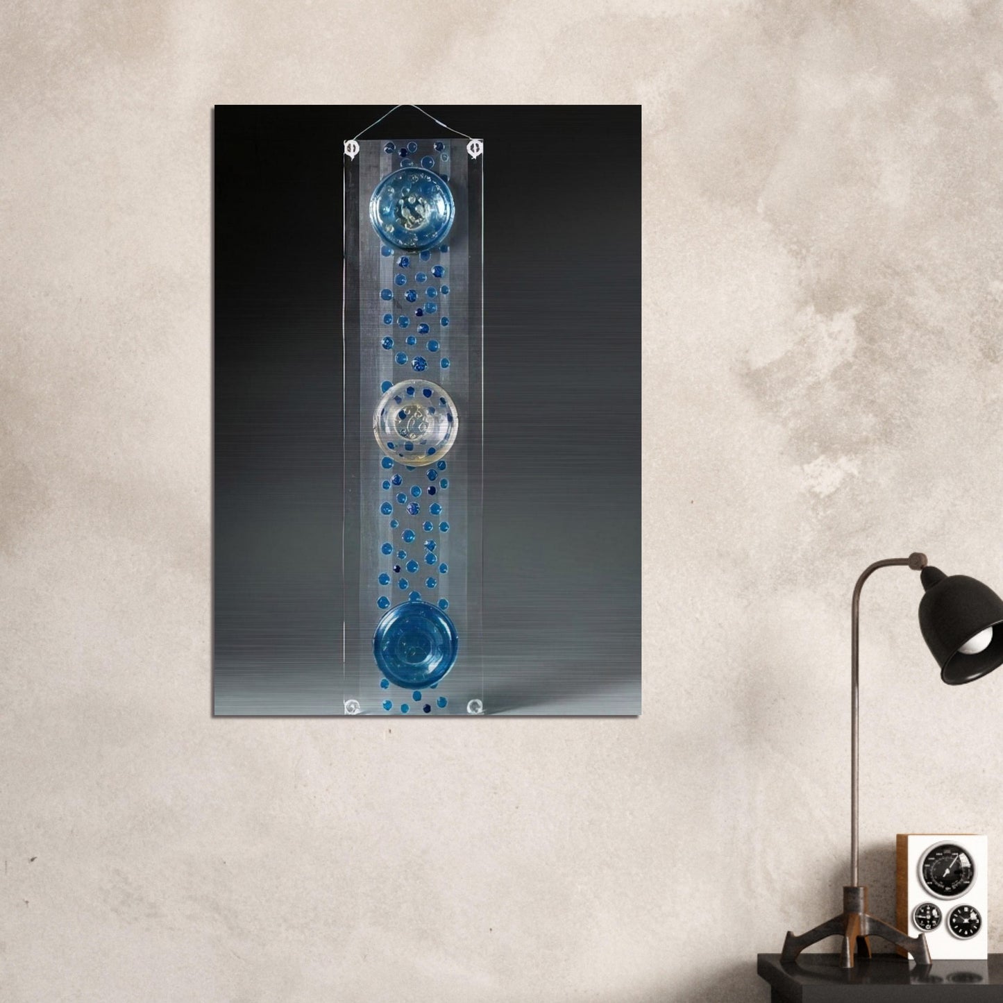 Untitled - Kinetic Art - Gyula Kosice Brushed Aluminum Print - 70x100 cm / 28x40 inches | Gyula Kosice Aluminum Print | Gyula Kosice Prints