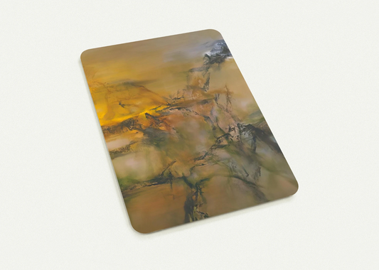 1 07 2001 2001 By Zao Wou-Ki Pack of 10 Post Cards | Zao Wou-Ki Post Cards | A6 (10.5 x 14.8 cm) - 4.1 x 5.8 inches
