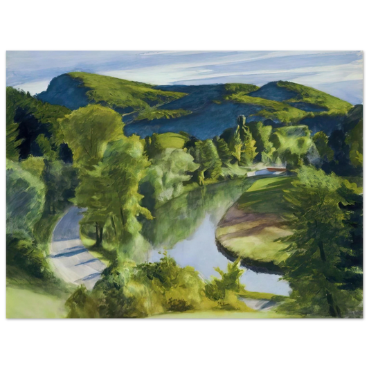 Edward Hopper - First Branch of the White River, Vermont Fine Art Poster