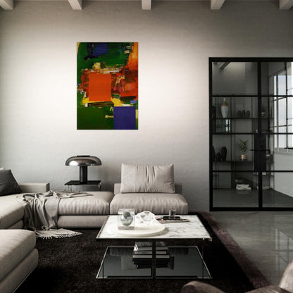 Olive Grove - Hans Hofmann Brushed Aluminum Print - 70x100 cm / 28x40 inches | Hans Hofmann Aluminum Print | Hans Hofmann Prints