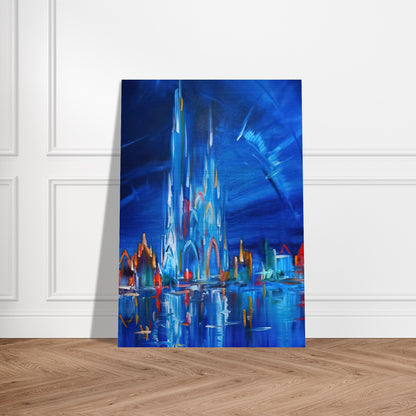Consciousness - Konrad Zuse Brushed Aluminum Print - 70x100 cm / 28x40 inches | Konrad Zuse Aluminum Print | Konrad Zuse Prints
