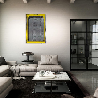 STRETCHER FRAME - Roy Lichtenstein Brushed Aluminum Print - 70x100 cm / 28x40 inches | Roy Lichtenstein Aluminum Print | Roy Lichtenstein Prints