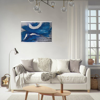 GG-10 - 1991 - Emil Schumacher Brushed Aluminum Print - 70x100 cm / 28x40 inches | Emil Schumacher Aluminum Print | Emil Schumacher Prints