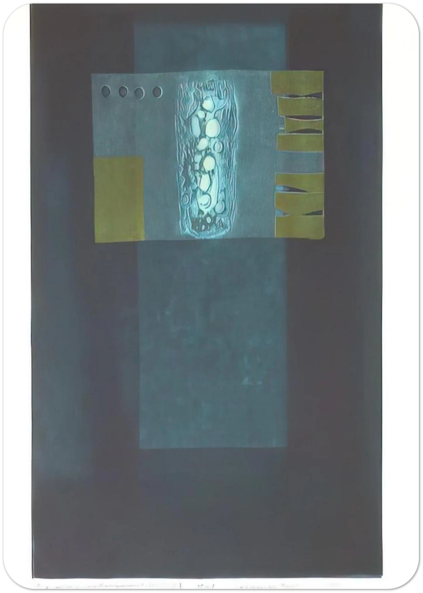 Impression of Small Monument - 1975 By Hiroyuki Tajima Pack of 10 Post Cards | Hiroyuki Tajima Post Cards | A6 (10.5 x 14.8 cm) - 4.1 x 5.8 inches