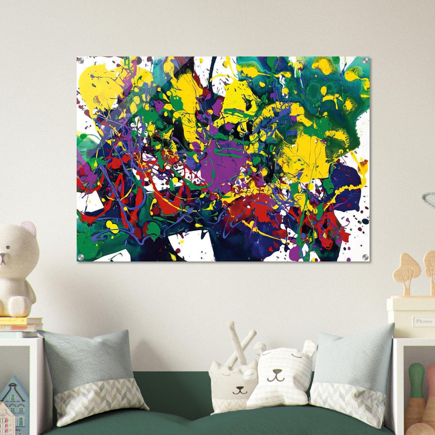 Untitled  SFP94-107 SFF1751  - Sam Francis Acrylic Print - 70x100 cm / 28x40″ inches