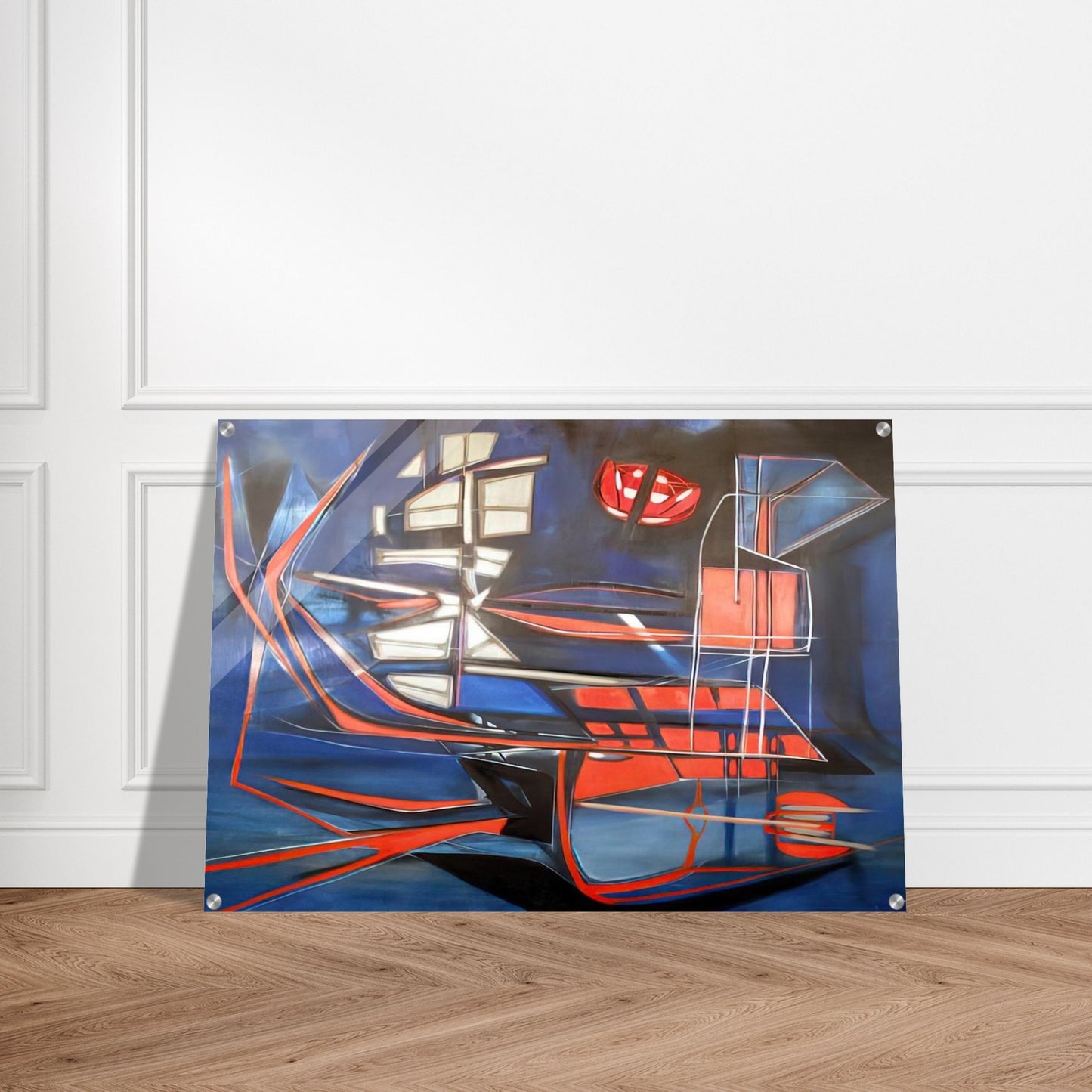 Science Fiction - 1948 - Jimmy Ernst Acrylic Print - 70x100 cm / 28x40″ inches