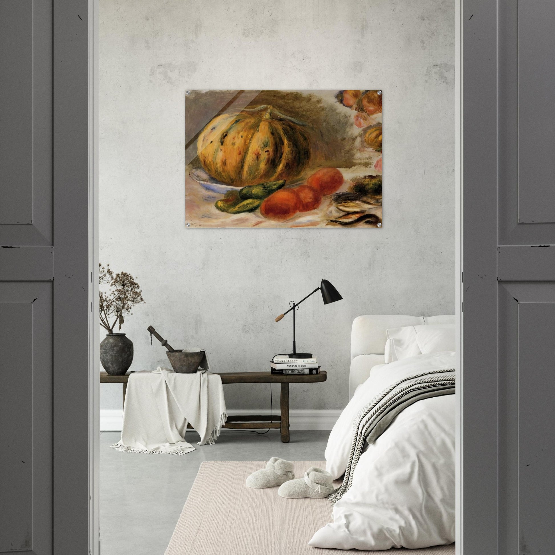 Melon and Tomatos - Pierre-Auguste Renoir Acrylic Print - 70x100 cm / 28x40″ inches