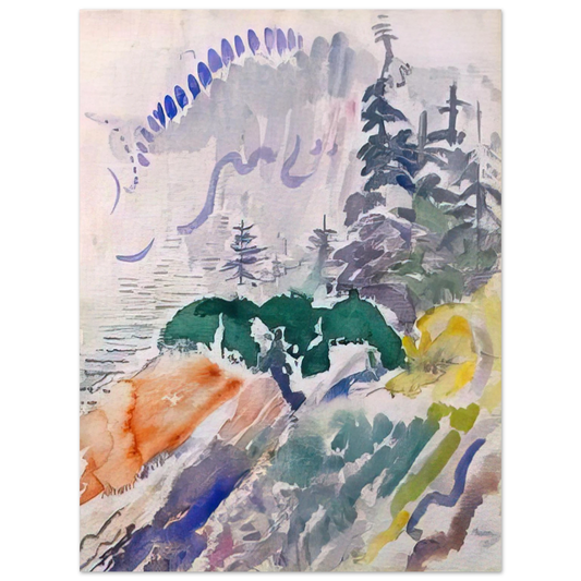 John Marin - Marin Island - 1914  75x100 cm / 30x40inches Fine Art Poster