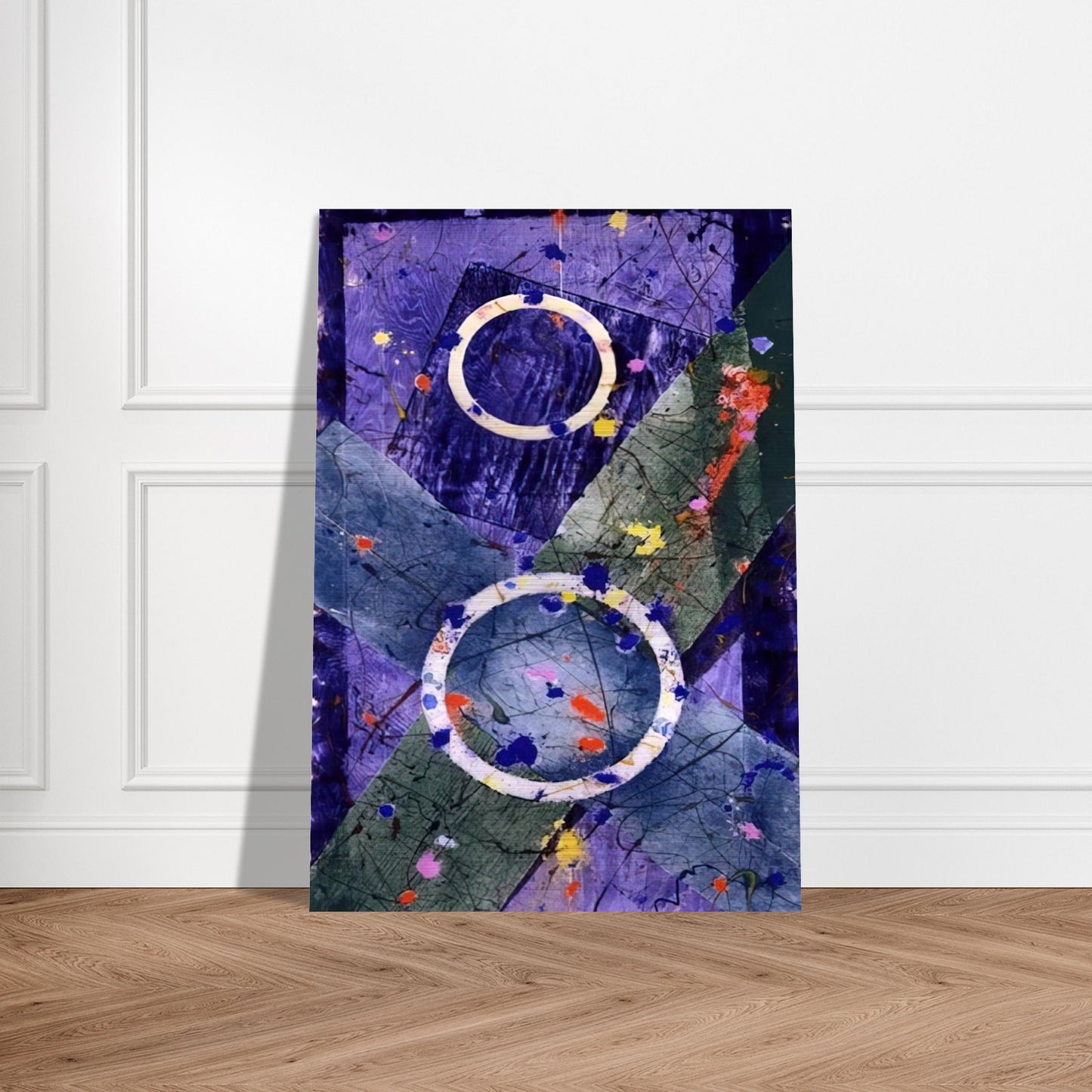 Decent - Sam Francis Brushed Aluminum Print - 70x100 cm / 28x40 inches | Sam Francis Aluminum Print | Sam Francis Prints