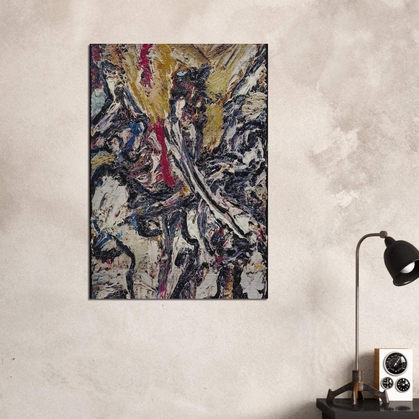 STUDY AFTER TITIAN II - Frank Auerbach Brushed Aluminum Print - 70x100 cm / 28x40 inches | Frank Auerbach Aluminum Print | Frank Auerbach Prints