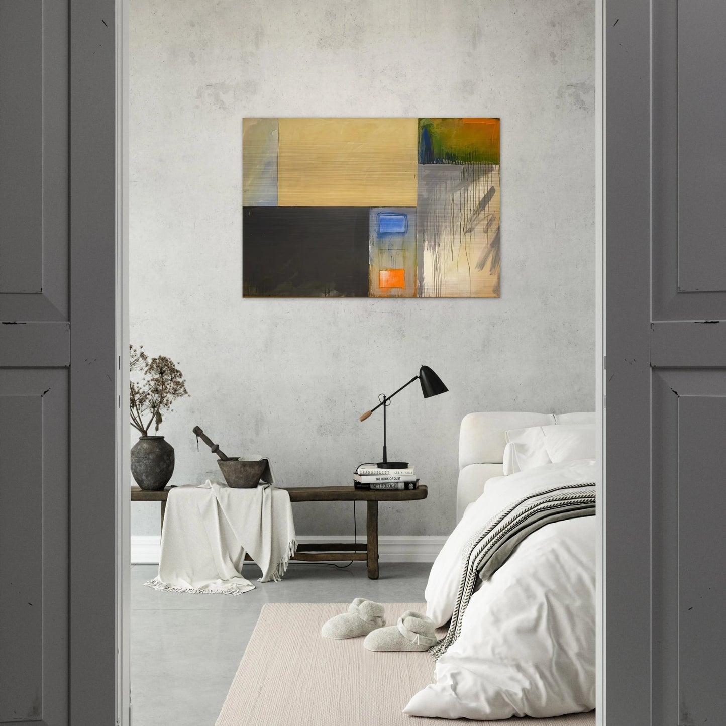 ForsythHouston - Abstract Expressionism - Mark Lancaster Brushed Aluminum Print - 70x100 cm / 28x40 inches | Mark Lancaster Aluminum Print | Mark Lancaster Prints