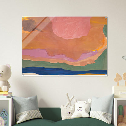 Flood, 1967- - Helen Frankenthaler Acrylic Print - 70x100 cm / 28x40″ inches