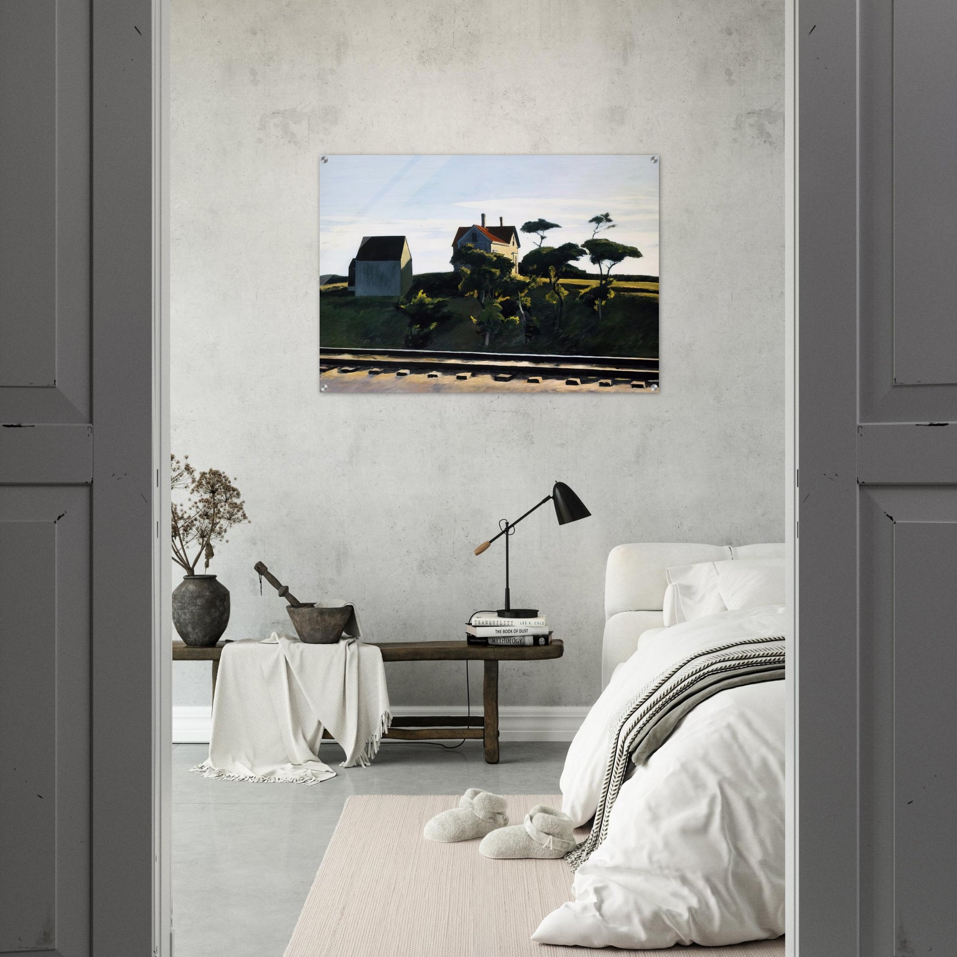 New York, New Haven and Hartford - Edward Hopper Acrylic Print - 70x100 cm / 28x40″ inches
