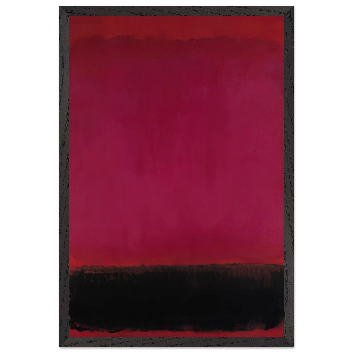 Helen Frankenthaler - Untitled - 1967 Wall art - 20x25 cm / 8x10 inches - Premium Wooden Framed Poster With Fine Art Paper-canvas - White frame