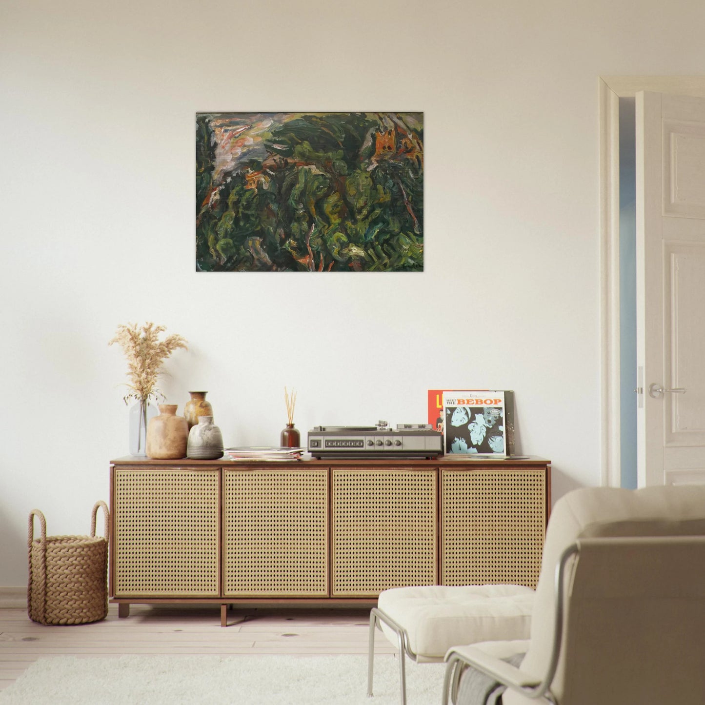 THE RED CASTLE OF CERET 1919 - Chaim Soutine Brushed Aluminum Print - 70x100 cm / 28x40 inches | Chaim Soutine Aluminum Print | Chaim Soutine Prints