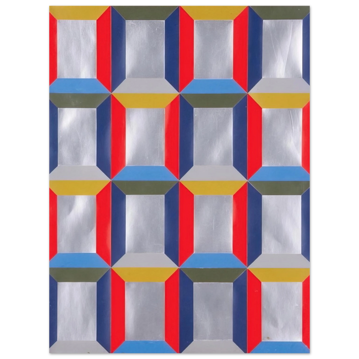 Miriam Schapiro - St. Marks 16 Frames - 1967  75x100 cm / 30x40inches Fine Art Poster