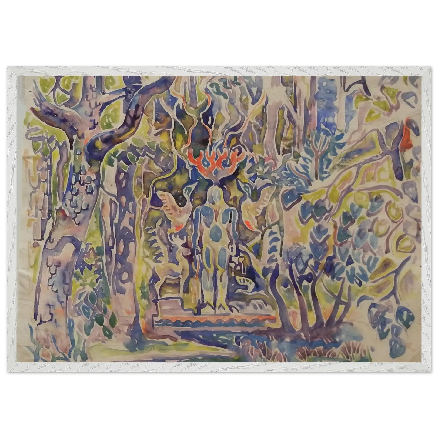 Walter Inglis Anderson - Walter Anderson Wall art - 30x40 cm / 12x16 Inches - Premium Wooden Framed Poster With Fine Art Paper - Wood frame