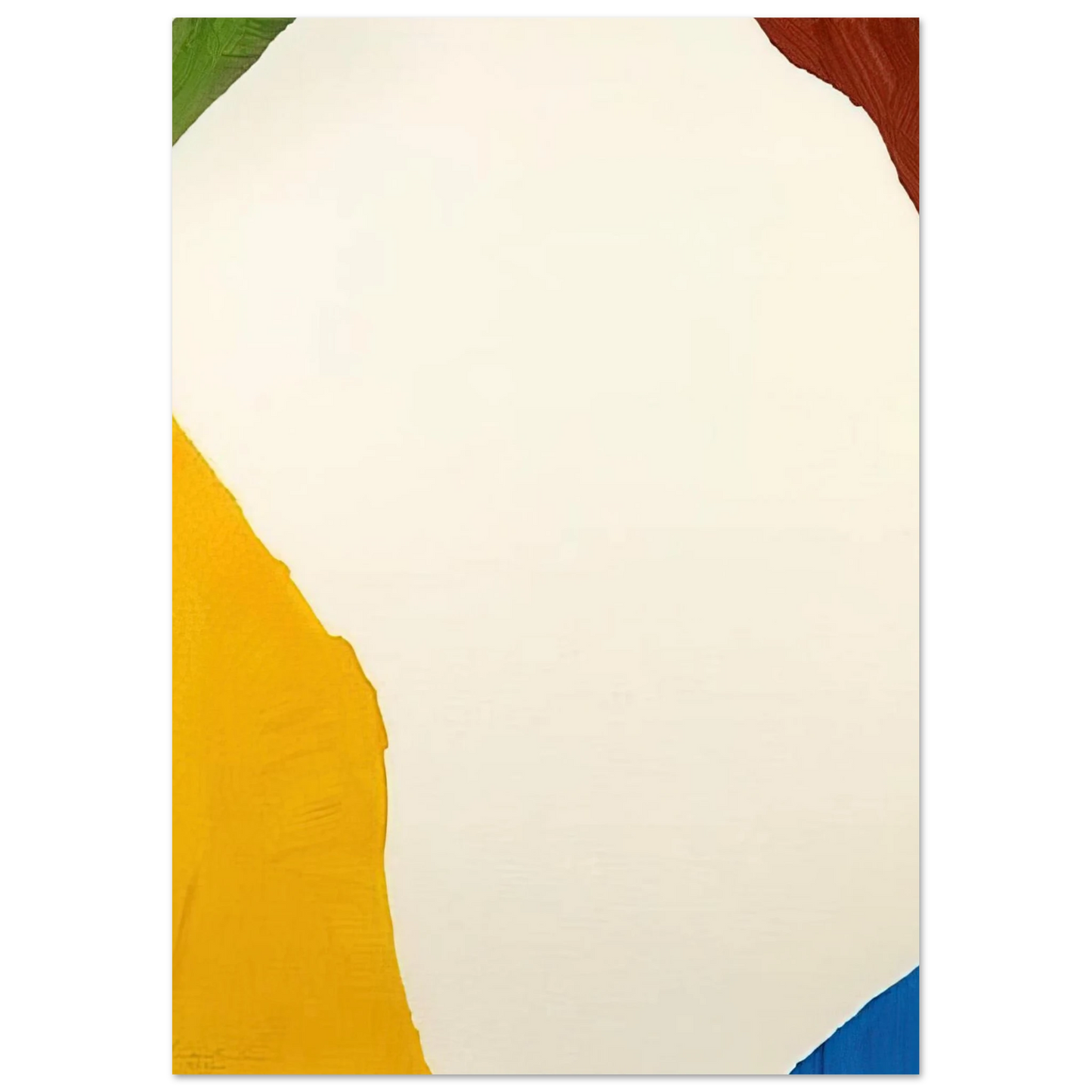 Helen Frankenthaler - Wind Directions - 1970 Wall art - A1 (59.4 x 84.1  cm) - Premium Wooden Framed Poster With Fine Art Paper-canvas - Black frame