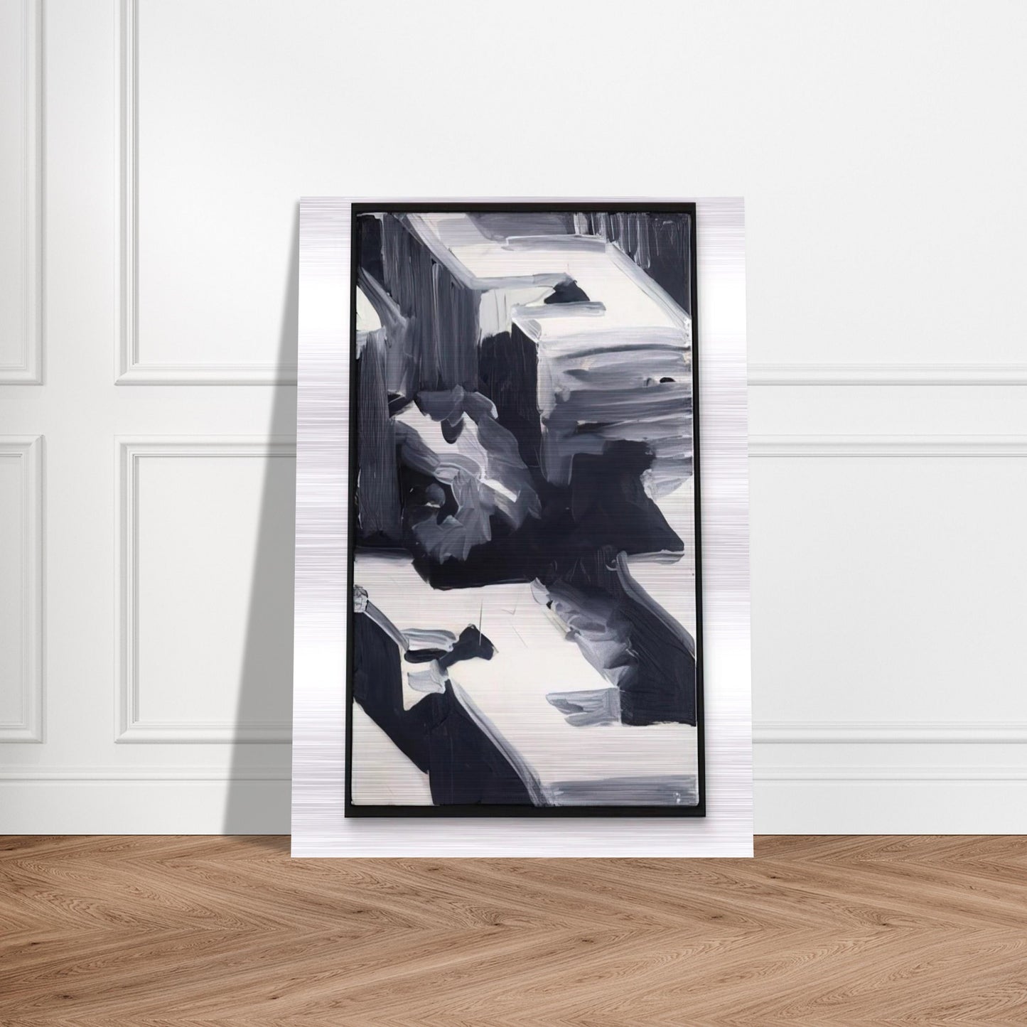 TOWNSCAPE 1968 1 - Gerhard Richter Brushed Aluminum Print - 70x100 cm / 28x40 inches | Gerhard Richter Aluminum Print | Gerhard Richter Prints