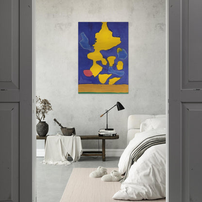 Saturn Revisited - 1964 - Helen Frankenthaler Brushed Aluminum Print - 70x100 cm / 28x40 inches | Helen Frankenthaler Aluminum Print | Helen Frankenthaler Prints