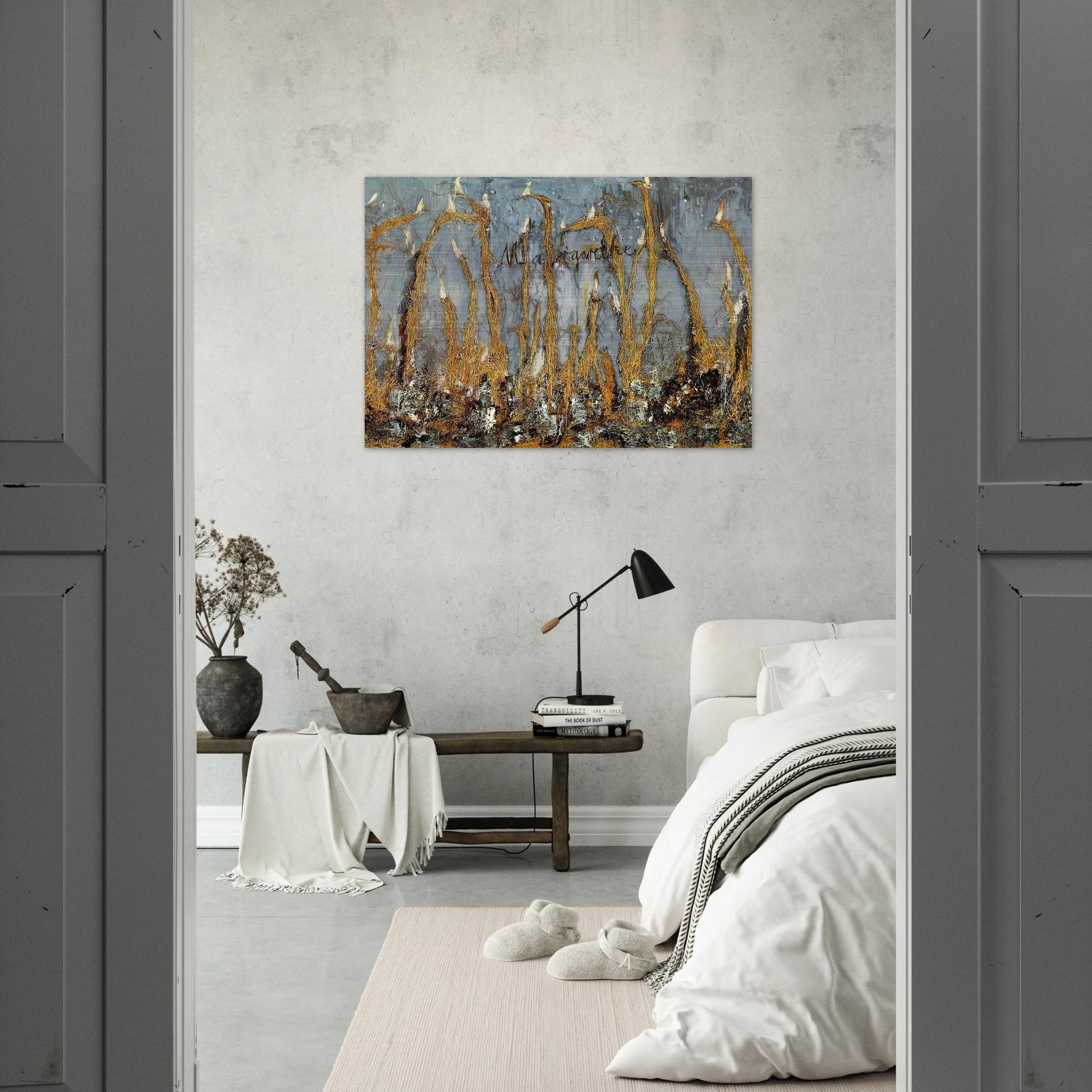 MARGARETHE - Anselm Kiefer Brushed Aluminum Print - 70x100 cm / 28x40 inches | Anselm Kiefer Aluminum Print | Anselm Kiefer Prints
