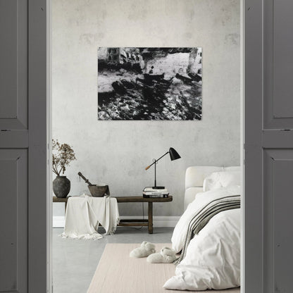 PORT DOGUE CADAQUES - Salvador Dali Brushed Aluminum Print - 70x100 cm / 28x40 inches | Salvador Dali Aluminum Print | Salvador Dali Prints