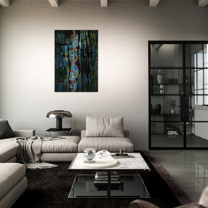 Offrande de la terre I - 1961 - Alfred Manessier Brushed Aluminum Print - 70x100 cm / 28x40 inches | Alfred Manessier Aluminum Print | Alfred Manessier Prints