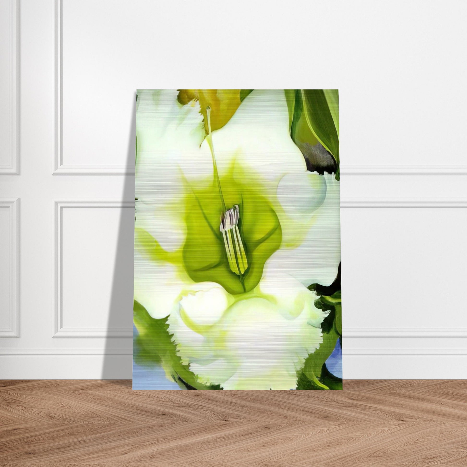 Cup Of Silver Ginger - Georgia O'Keeffe Brushed Aluminum Print - 70x100 cm / 28x40 inches | Georgia O'Keeffe Aluminum Print | Georgia O'Keeffe Prints