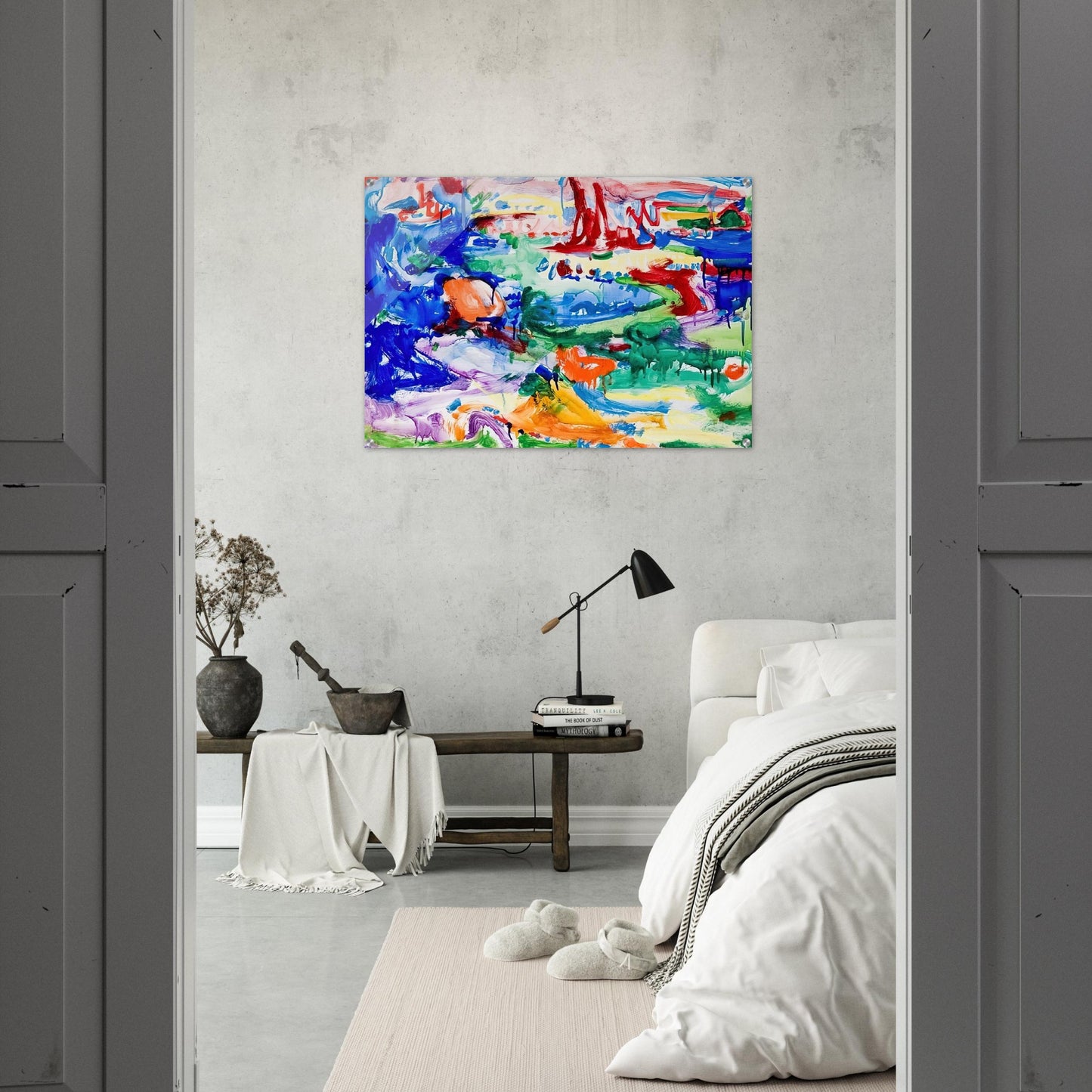 Landscape - Hans Hofmann Acrylic Print - 70x100 cm / 28x40″ inches | Hans Hofmann Wall Art | Hans Hofmann Prints