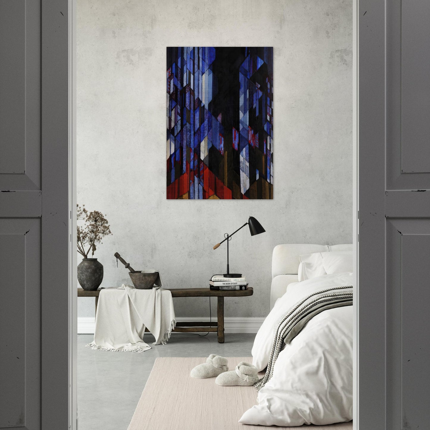 Cathedral - Frantisek Kupka Brushed Aluminum Print - 70x100 cm / 28x40 inches | Frantisek Kupka Aluminum Print | Frantisek Kupka Prints