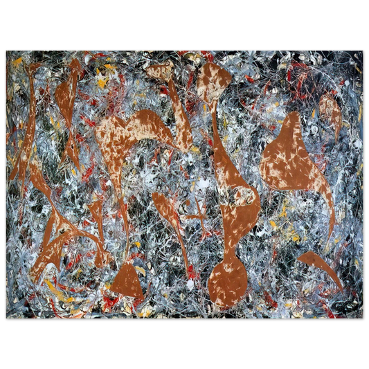 Jackson Pollock - NUMBER 7 OUT OF THE WEB 1949  75x100 cm / 30x40inches Fine Art Poster