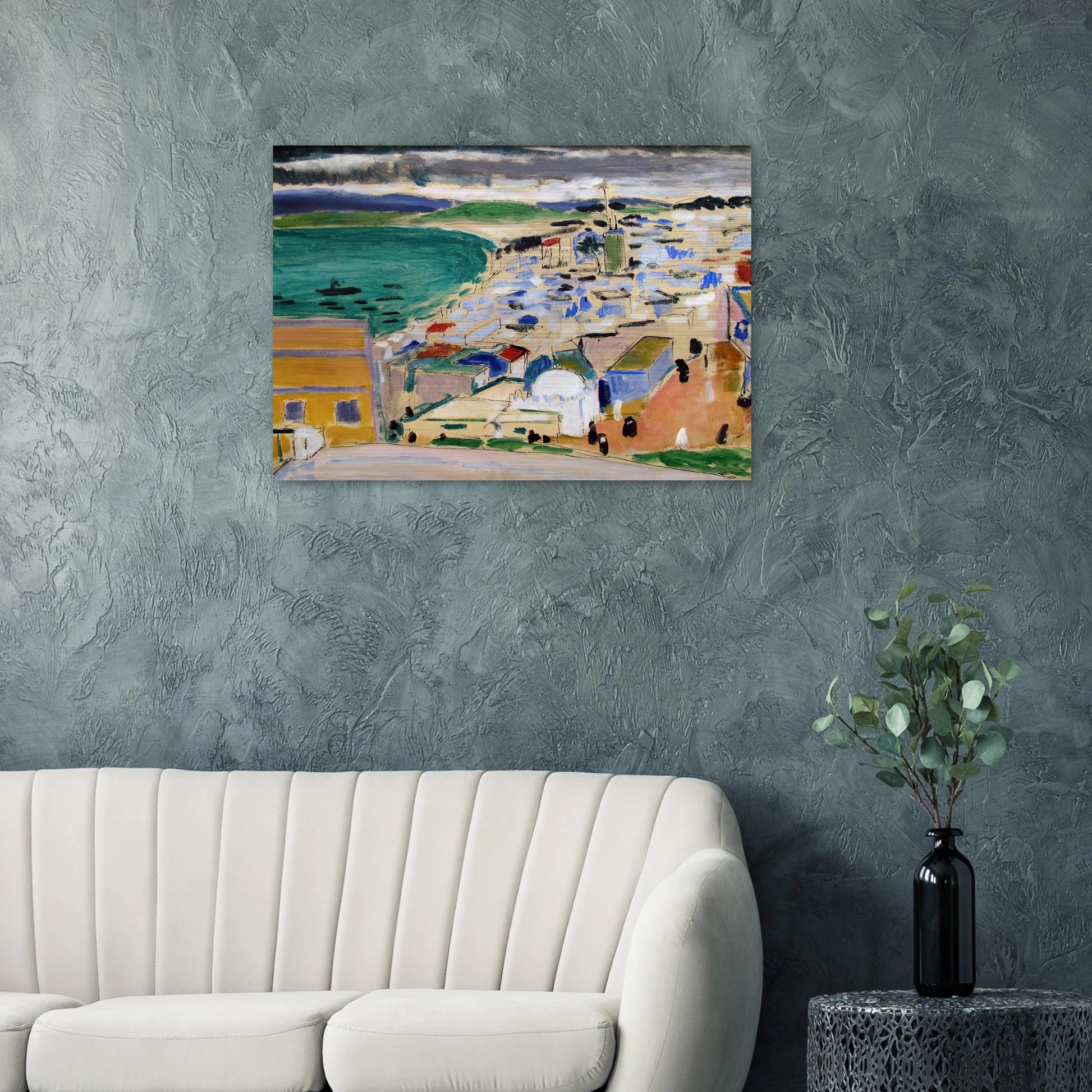 THE BAY OF TANGIER 1912 - Henri Matisse Brushed Aluminum Print - 70x100 cm / 28x40 inches | Henri Matisse Aluminum Print | Henri Matisse Prints