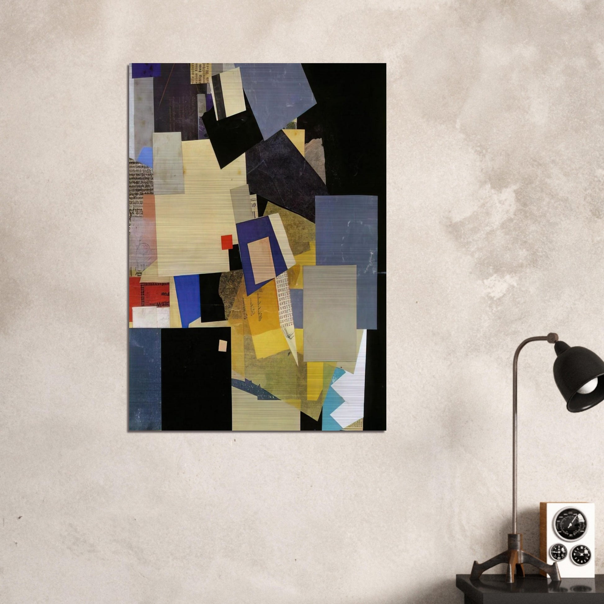 ELIKAN 1925 - Kurt Schwitters Brushed Aluminum Print - 70x100 cm / 28x40 inches | Kurt Schwitters Aluminum Print | Kurt Schwitters Prints